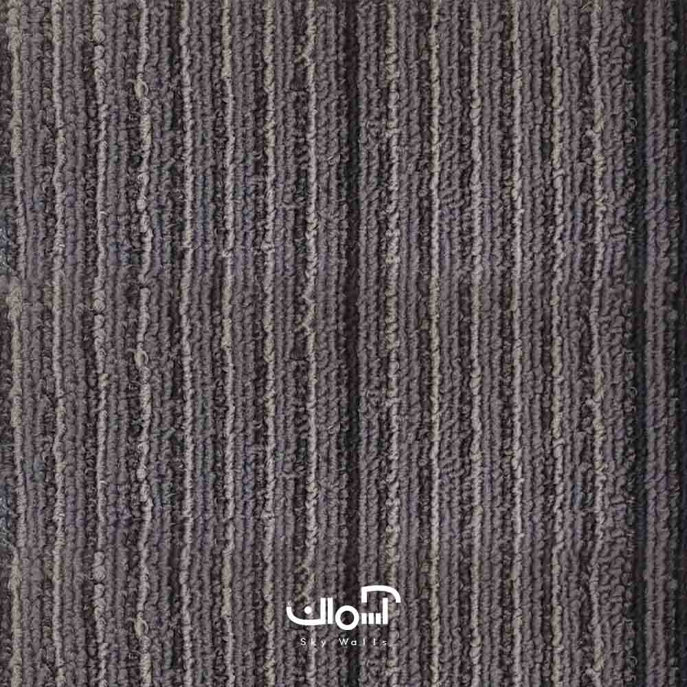 موکت تایل اداری مستطیلی طوسی تیره موکت تایل اداری VOGUE سری Vista Line کد Amsterdam 4100 - Image 1