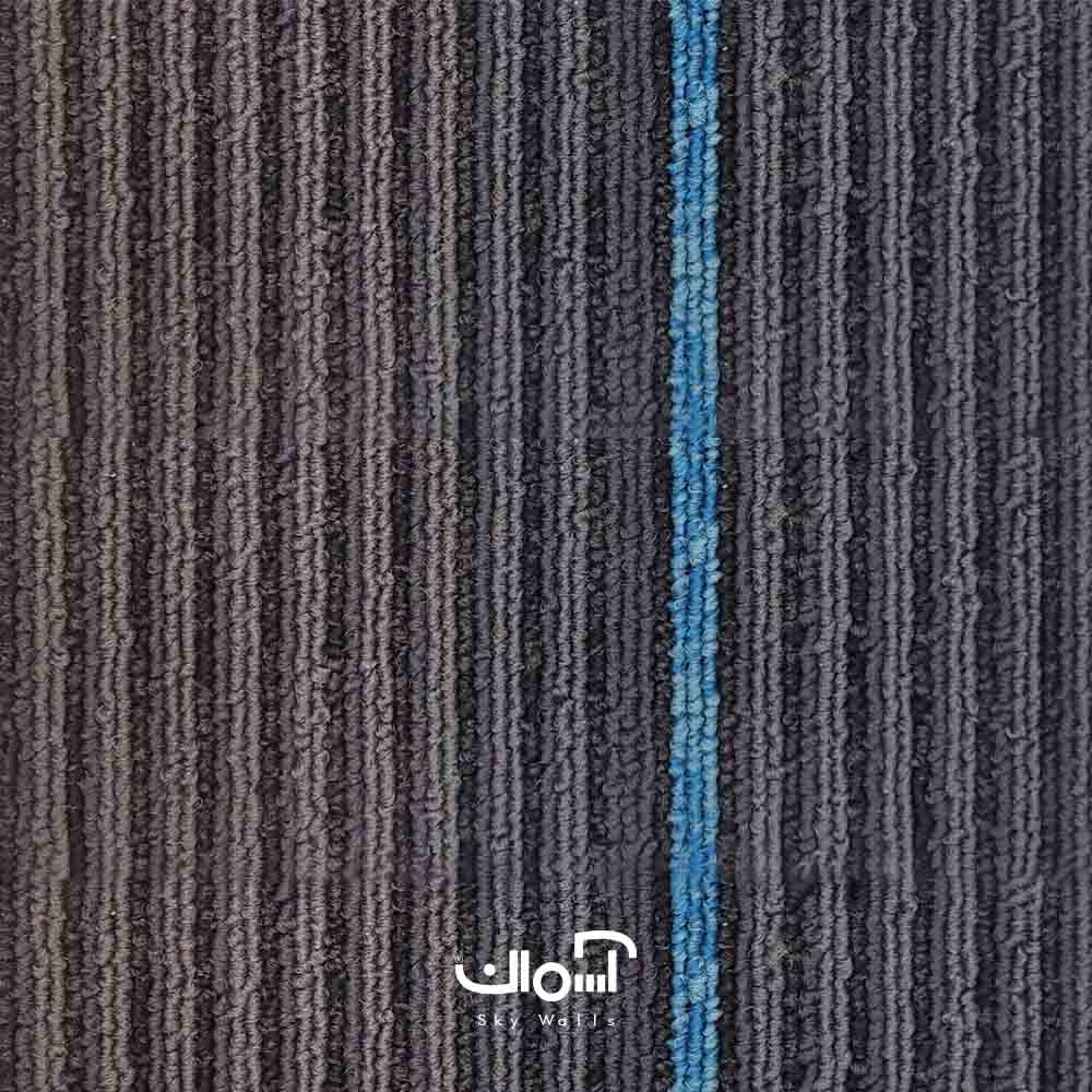 موکت تایل اداری مستطیلی آبی موکت تایل اداری VOGUE سری Vista Line کد Breda 4202 - Image 1