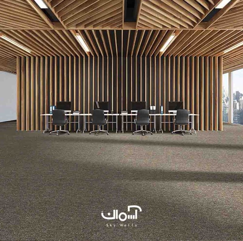 موکت تایل اداری VOGUE سری Vista Loop کد Nutmeg-112 - Image 3