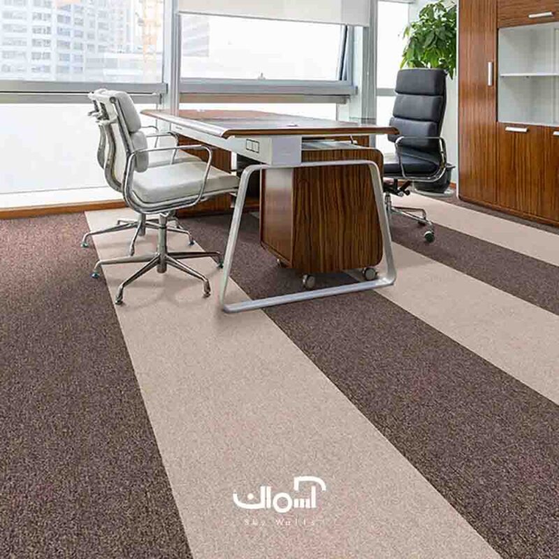 موکت تایل اداری VOGUE سری Vista Loop کد Chocolate-207 - Image 3