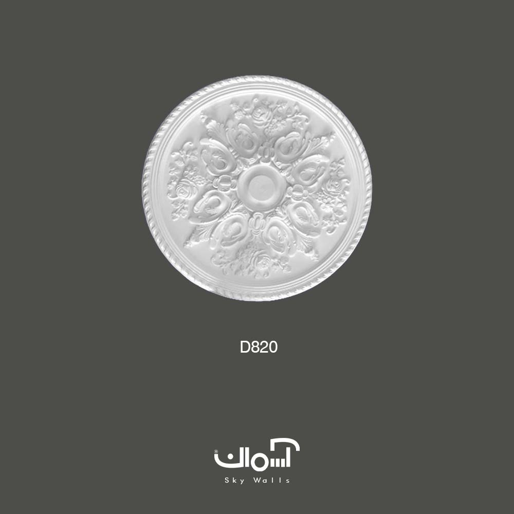 گل سقفی پلی یورتان قطر 82 سانت گل سقفی پلی یورتان قطر 82 سانت کلاسیک 8750 - Image 1