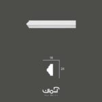 ابزار قاب بندی پلی یورتان 2.4 سانتی متقارن چینی