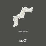 گل گوشه پلی یورتان برای قاب بندی 3 سانتی