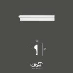 ابزار قاب بندی پلی یورتان 5 سانتی نامتقارن چینی