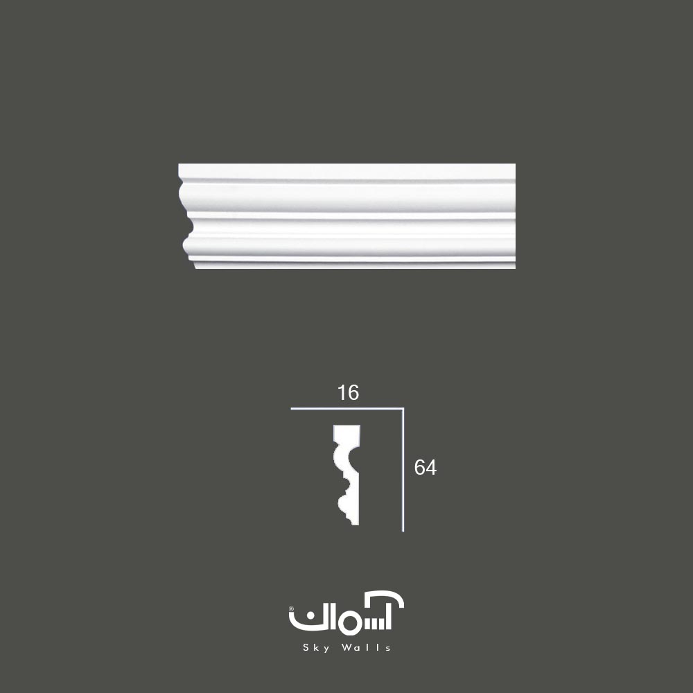 ابزار قاب بندی 6.4 سانتی پلی یورتان ابزار قاب بندی پلی یورتان 6.4 سانتی یکطرفه - Image 1