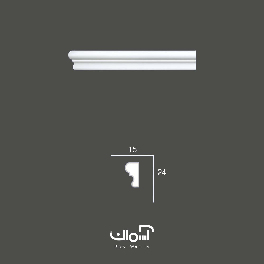 ابزار قاب 2.4 سانتی چینی پلی یورتان ابزار قاب بندی پلی یورتان 2.4 سانت یکطرفه - Image 1