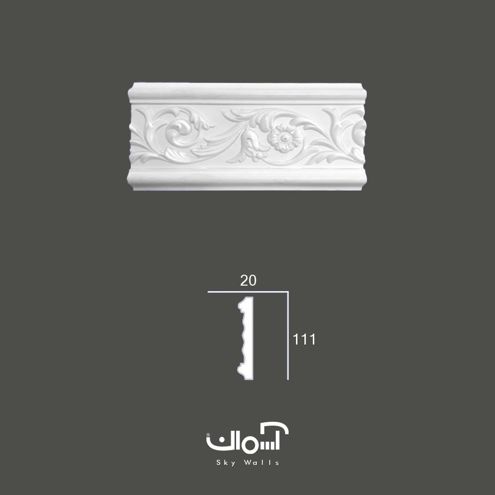 ابزار قاب بندی 11 سانتی کلاسیک چینی ابزار قاب بندی پلی یورتان 11 سانت کلاسیک - Image 1