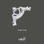 گل گوشه پلی یورتان برای قاب 2.4 سانتی وارداتی