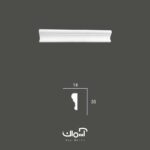 ابزار قاب بندی پلی یورتان 3.5 سانتی نامتقارن