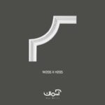 گل گوشه پلی یورتان برای قاب بندی 3.5 سانتی