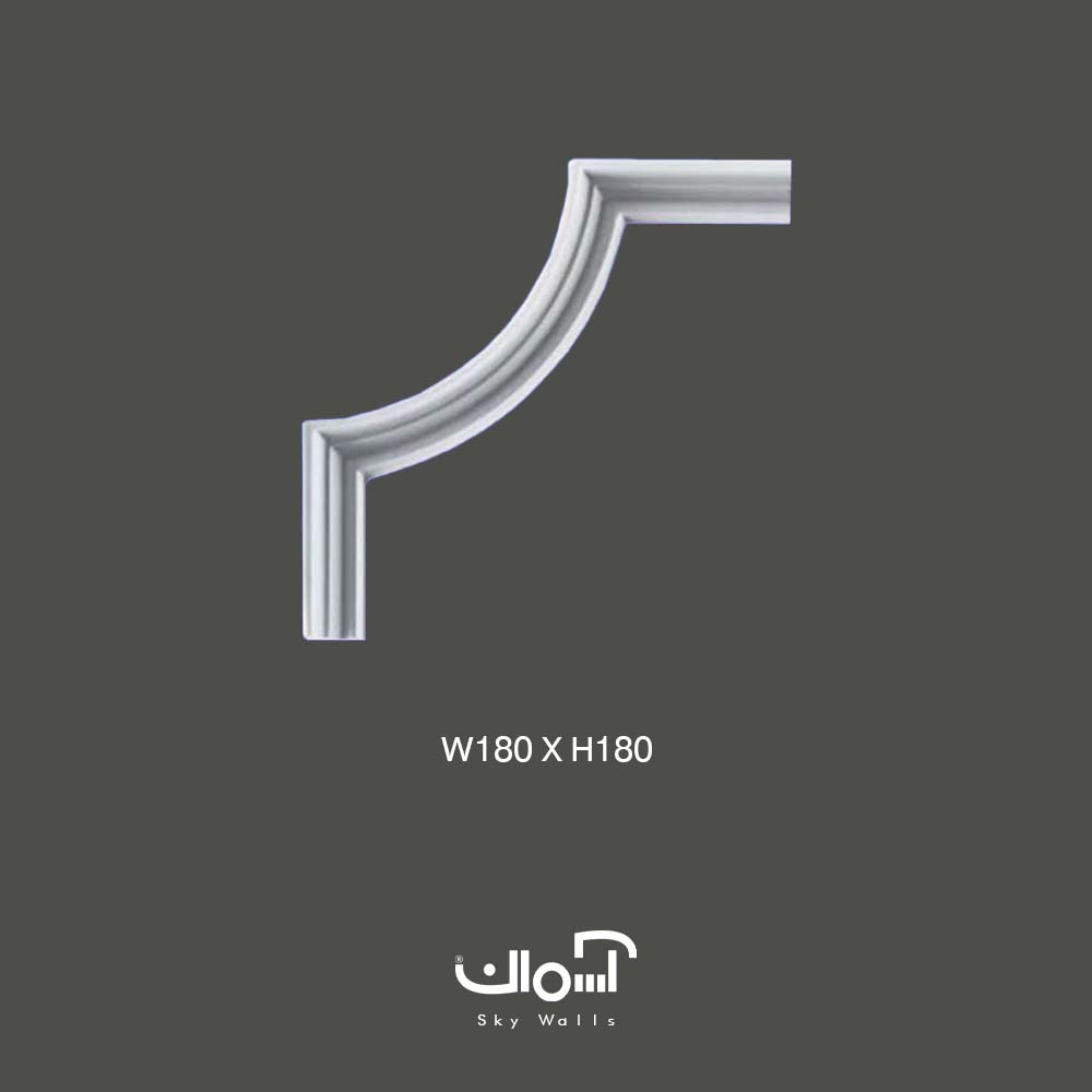 گل گوشه کِرو برای قاب بندی های 2.2 سانتی گل گوشه پلی یورتان برای قاب بندی 2.2 سانتی نئوکلاسیک - Image 1