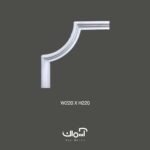 گل گوشه پلی یورتان برای قاب 2.4 سانتی