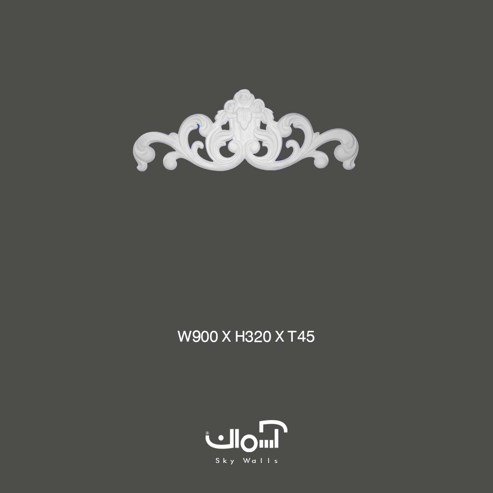 گل وسط قاب بندی پلی یورتان 90 سانتی گل پلی یورتان وسط قاب 90 سانتی 85253 - Image 1