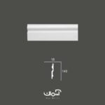 قرنیز پلی یورتان 14 سانتی چینی