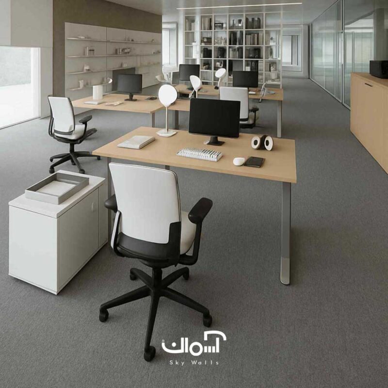 پالاز موکت مدل بافتین دودی کد 3000923 - Image 3