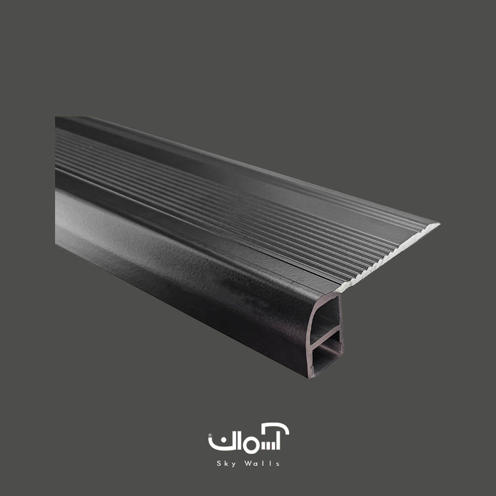 ترمز پله چراغ دار 7 سانتی مشکی ترمز پله LED دار تک ردیفه 7 سانتی - Image 1