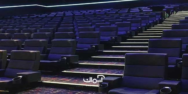 ترمز پله LED دار تک ردیفه 7 سانتی 1 ترمز پله ال ای دی دار برای سینما و تئائر<br /> ابزار پله چراغ دار برای روی پله