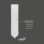 پنل طرح برگ برجسته پلی یورتان 90 سانتی