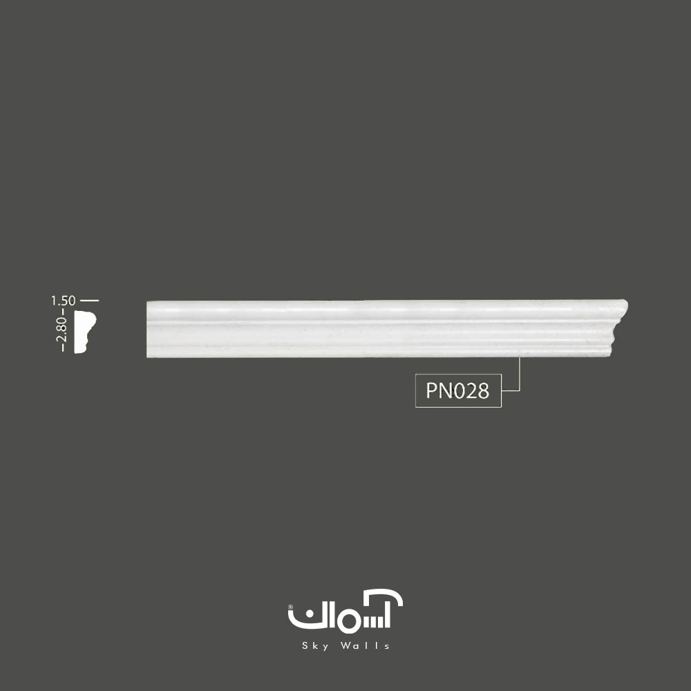 ابزار قاب بندی 2.8 سانتی نامتقارن ابزار قاب بندی پلی یورتان 2.8 سانت یکطرفه ایرانی - Image 1