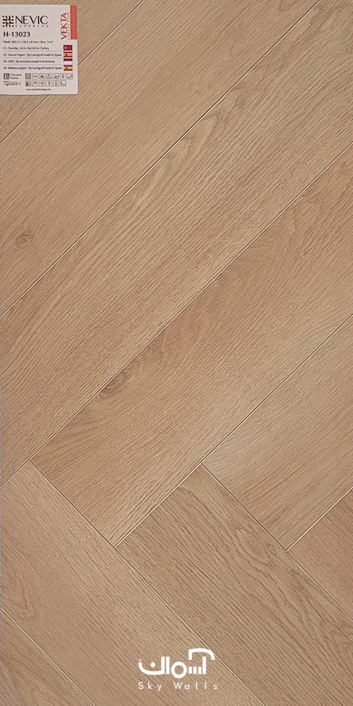 پارکت جناغی وکتا کد13023 vekta پارکت لمینت جناغی وِکتا از برند NEVIC کد 13023 - تصویر 1