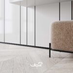 قرنیز توکار آلومینیومی نوری 4.5 سانتی با لبه درزگیر - تصویر 4