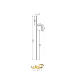 قرنیز توکار آلومینیومی نوری 10 سانتی - تصویر 2